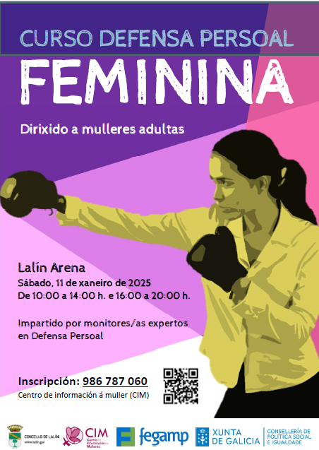 Imagen O CIM ORGANIZA UN CURSO DE DEFENSA PERSOAL FEMININA EN COLABORACIÓN COA XUNTA, A FEGAMP E A REDE DE ENTIDADES LOCAIS CONTRA A VIOLENCIA...