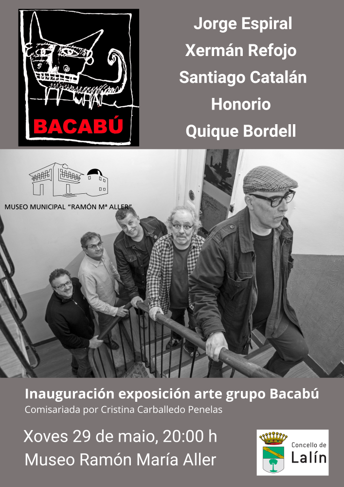 Imagen O VINDEIRO XOVES INAUGÚRASE EN LALÍN A EXPOSICIÓN DO GRUPO LUCENSE BACABÚ, COMISARIADA POR CRISTINA CARBALLEDO PENELAS