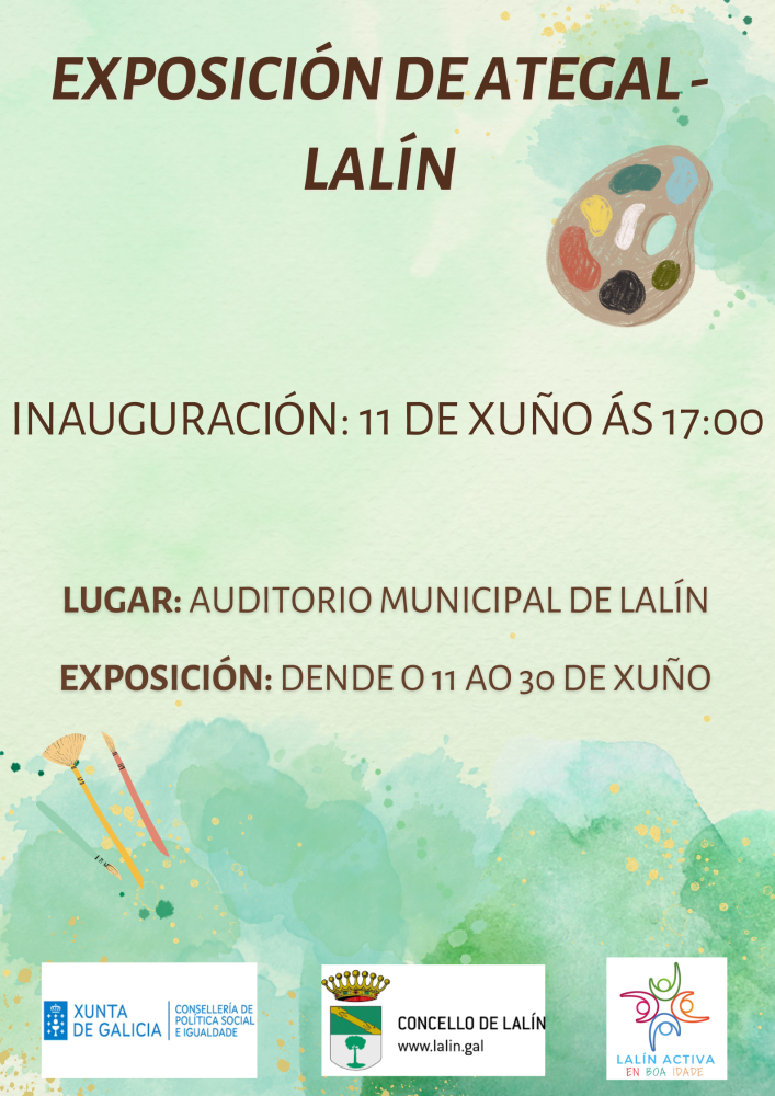 Imagen FINALIZAN AS AULAS SÉNIOR DE LALÍN DESTE CURSO IMPARTIDAS POR ATEGAL CUNHA EXPOSICIÓN DE OBRAS ARTÍSTICAS DO ALUMNADO QUE SE INAUGURA O...