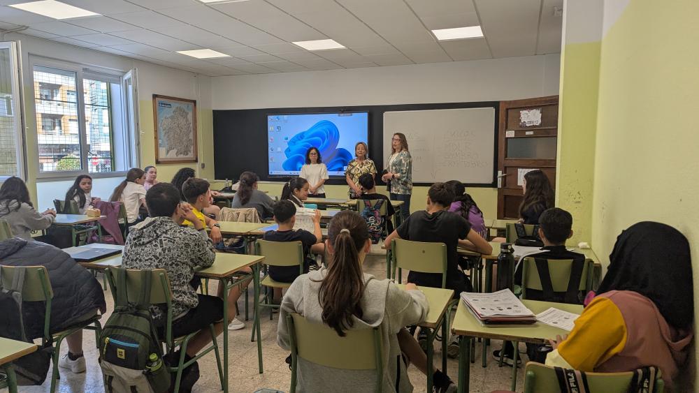 Imagen O PROGRAMA “BANEA O MACHISMO” INICIOUSE HOXE CON TRES SESIÓNS FORMATIVAS E DE SENSIBILIZACIÓN PARA ALUMNADO DE ESO do IES LAXEIRO