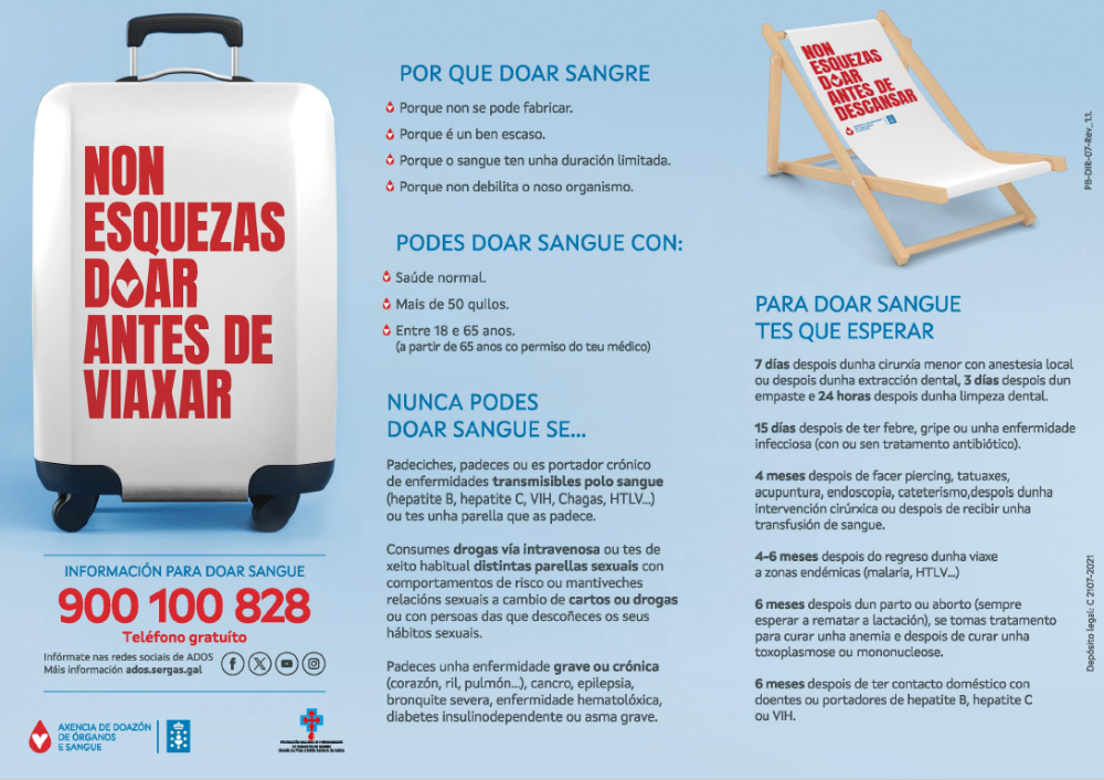 Imagen CAMPAÑA DE VERÁN DE DOAZÓN DE SANGUE EN LALÍN OS DÍAS 31 DE XULLO E 1 E 2 DE AGOSTO