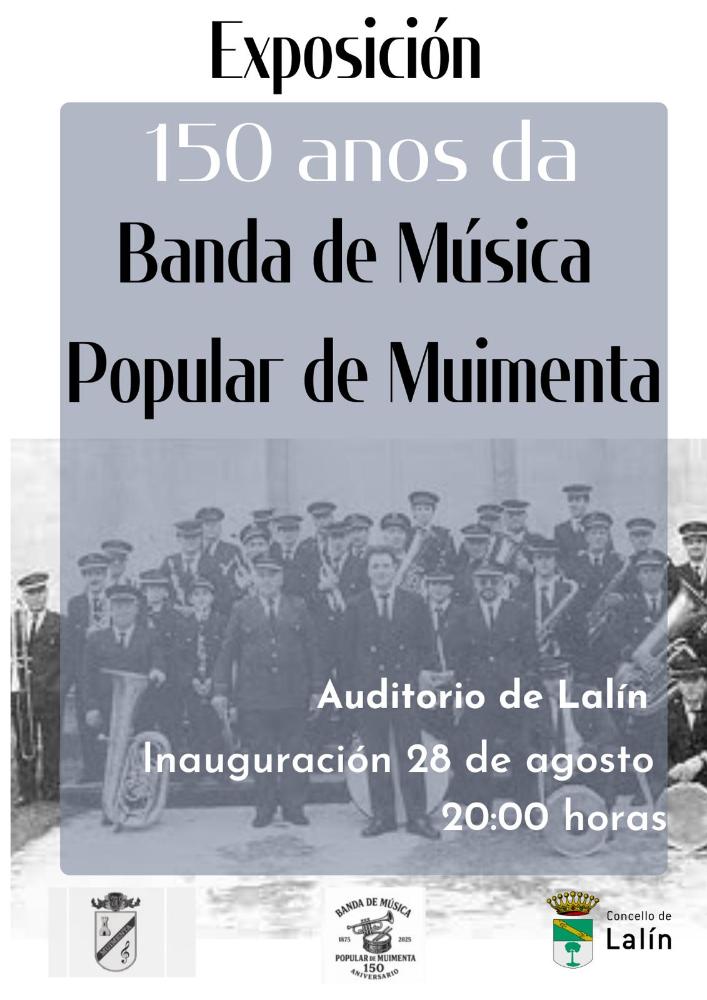 Imagen COMEZA A MONTAXE DA EXPOSICIÓN FOTOGRÁFICA DOS 150 ANOS DA BANDA DE MÚSICA POPULAR DE MUIMENTA QUE SE INAUGURA O XOVES 28 DE AGOSTO