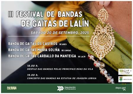 III FESTIVAL DE BANDAS DE GAITAS DE LALÍN