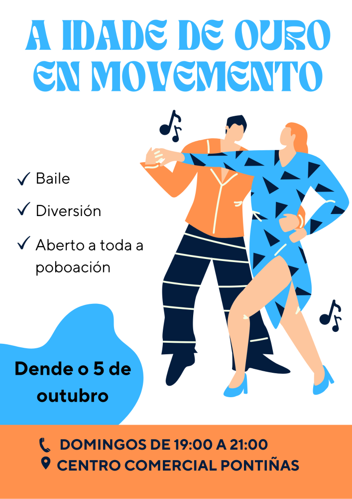 Imagen O DOMINGO 5 DE OUTUBRO DARÁ COMEZO O PROGRAMA “A IDADE DE OURO EN MOVEMENTO” NO CENTRO PONTIÑAS PARA TODA A POBOACIÓN LALINENSE