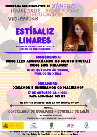CONFERENCIA ESTÍBALIZ LINARES "COMO LLES ACOMPAÑAMOS NO MUNDO DIXITAL?