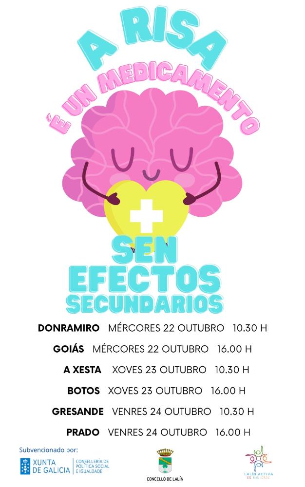 Imagen CARMEN CANDA ANUNCIA QUE O 22, 23 E 24 DE OUTUBRO TERÁ LUGAR O OBRADOIRO “RISAS E RECORDOS. SEMPRE ACTIVOS”, DENTRO DE “LALÍN ACTIVA NO...