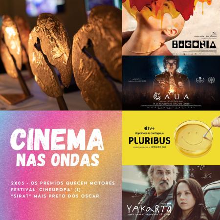 Imaxe: 2x05 - OS PREMIOS QUECEN MOTORES Cinema nas Ondas un espazo dedicado á sétima arte. En Cinema nas Ondas, Severiano Casalderrey trae toda...