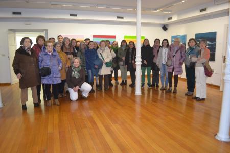 Imaxe: A EXPOSICIÓN CENTRAL DO COCIDO “ANTÓN SOBRAL: O SILENCIO DA MAR” INICIA HOXE AS VISITAS GRUPAIS COA DO ALUMNADO DE HISTORIA DA ARTE DE...