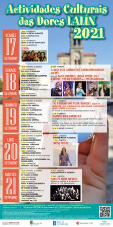 ACTIVIDADES CULTURAIS DAS DORES. LALÍN 2021