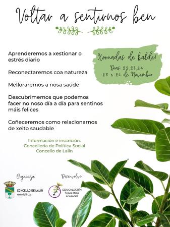 Xornadas "VOLTAR A SENTIRNOS BEN"