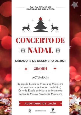 CONCERTO DE NADAL DA BANDA DE MÚSICA POPULAR DE MUIMENTA