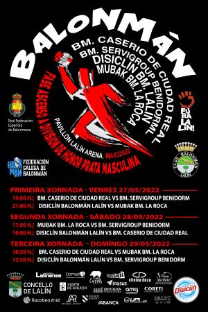 BALONMÁN SENIOR MASCULINO. FASE DE ASCENSO A DIVISIÓN DE HONOR PRATA