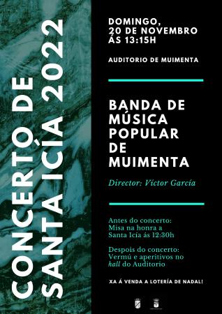 CONCERTO SANTA ICÍA - BANDA DE MÚSICA POPULAR DE MUIMENTA
