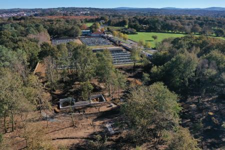 Imaxe: AS OBRAS DA “FRAGA DO ALÉN” OFRECEN XA UN AVANCE CLARO DE COMO SERÁ O FUTURO GRAN CEMITERIO DE LALÍN