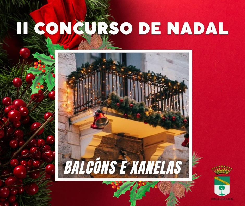 Imagen DESDE MAÑÁ E ATA O 22 DE DECEMBRO ESTARÁ ABERTA A PARTICIPACIÓN NO II CONCURSO DE NADAL PARA A DECORACIÓN DE BALCÓNS E XANELAS