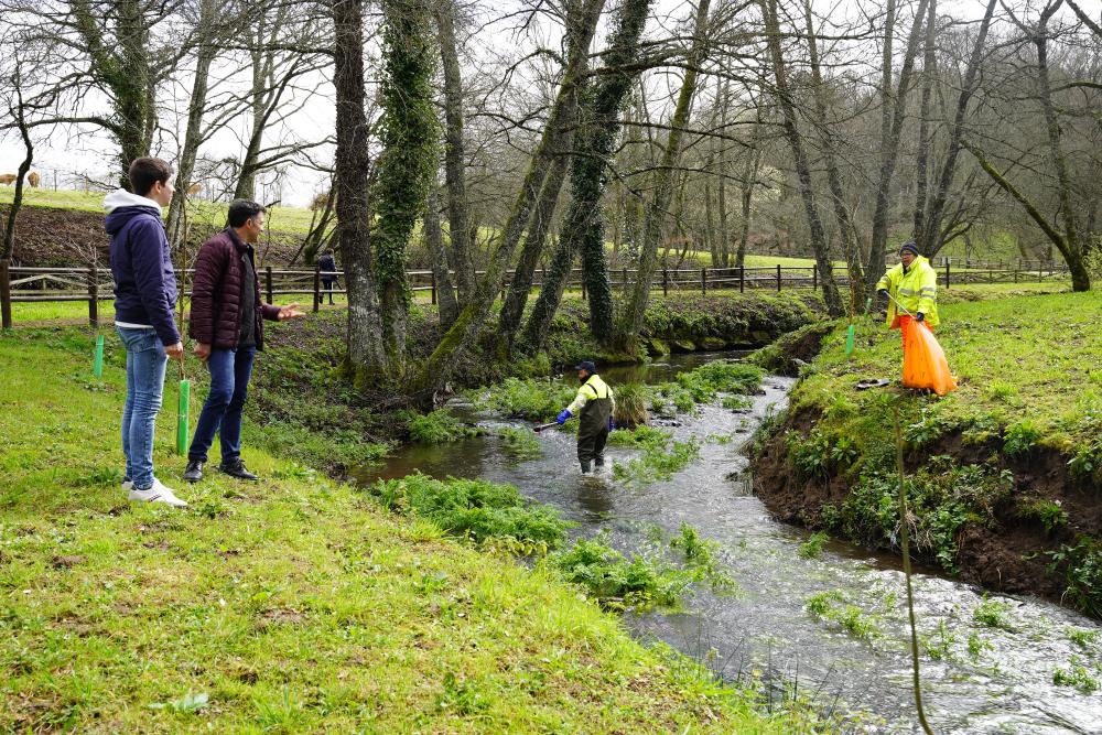 Imagen O PONTIÑAS PRESENTA UN ESTADO ÓPTIMO TRAS OS LABORES DE LIMPEZA INTEGRAL DO RÍO, MANTEMENTO, DESBROCES E RECUPERACIÓN DOS MUÍÑOS QUE O...