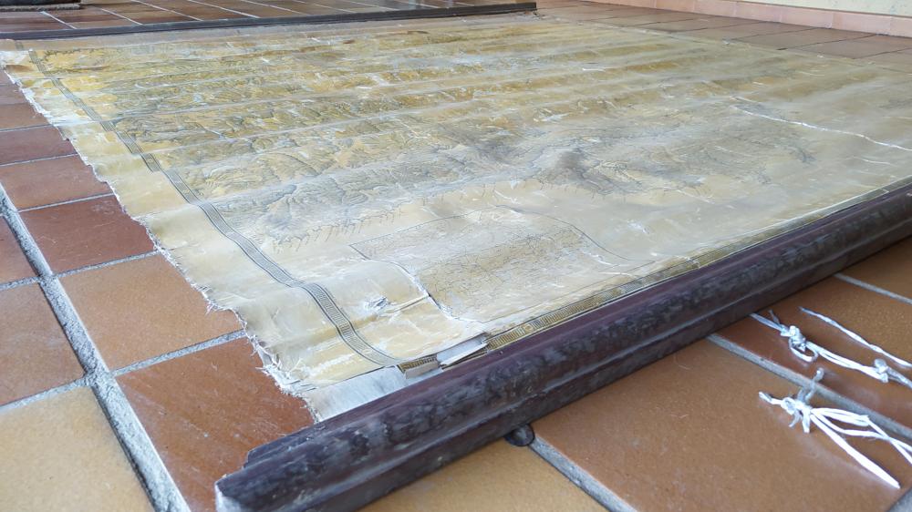 Imagen O CONCELLO DE LALÍN RECIBE A DOAZÓN DUN MAPA DE DOMINGO FONTÁN, RELEVANTE BEN PATRIMONIAL PERTENCENTE Á FAMILIA ALLER RIVAS