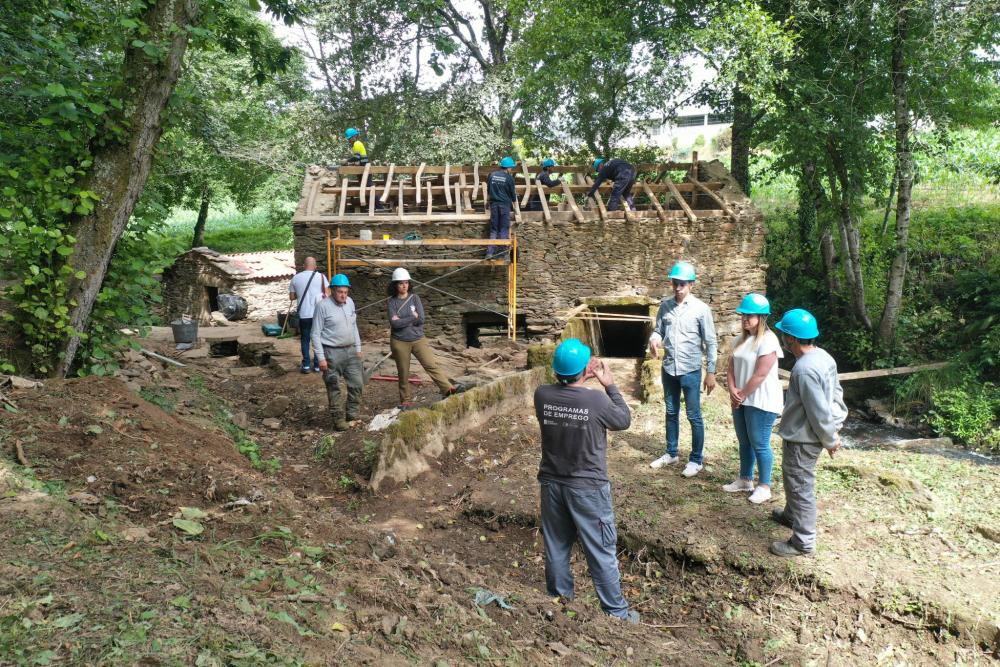 Imagen O ALUMNADO DE SENDAS II, A PIQUES DE REMATAR A FORMACIÓN, LEVA EXECUTADAS A METADE DAS PRÁCTICAS