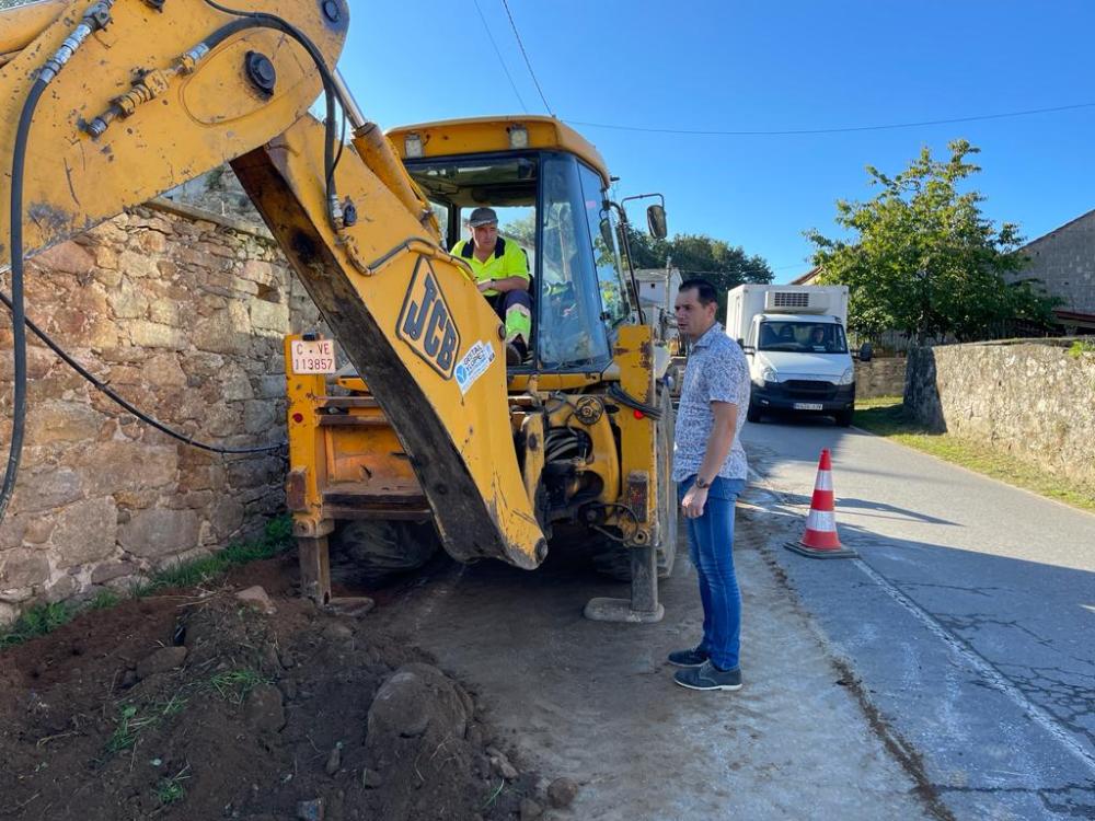 Imagen PRETO DO REMATE AS OBRAS DO SANEAMENTO QUE DARÁ SERVIZO AOS NÚCLEOS DE NOCEDA DE ABAIXO, IGREXA E TOXIÑA EN NOCEDA