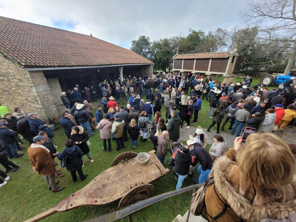 Imagen A 24ª MATANZA TRADICIONAL DO PORCO CONTOU CUNHA GRANDE PARTICIPACIÓN NUNHA DAS SÚAS EDICIÓNS MÁIS SOBRESAÍNTES