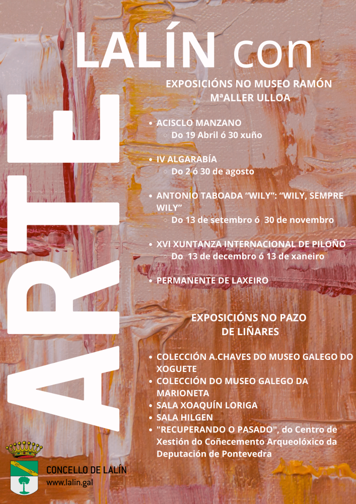 Imagen “LALÍN CON ARTE” TRAE EXPOSICIÓNS DE ACISCLO MANZANO, WILY, DA ALGARABÍA E DA XUNTANZA INTERNACIONAL DE PILOÑO AO MUSEO MUNICIPAL