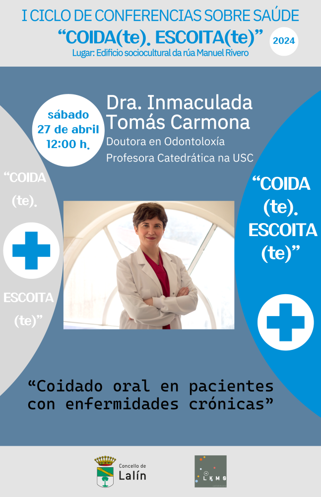 Imagen A DOUTORA E CATEDRÁTICA INMACULADA TOMÁS CARMONA CONTINÚA O CICLO MUNICIPAL DE CONFERENCIAS SOBRE SAÚDE CUNHA CHARLA DIVULGATIVA SOBRE...