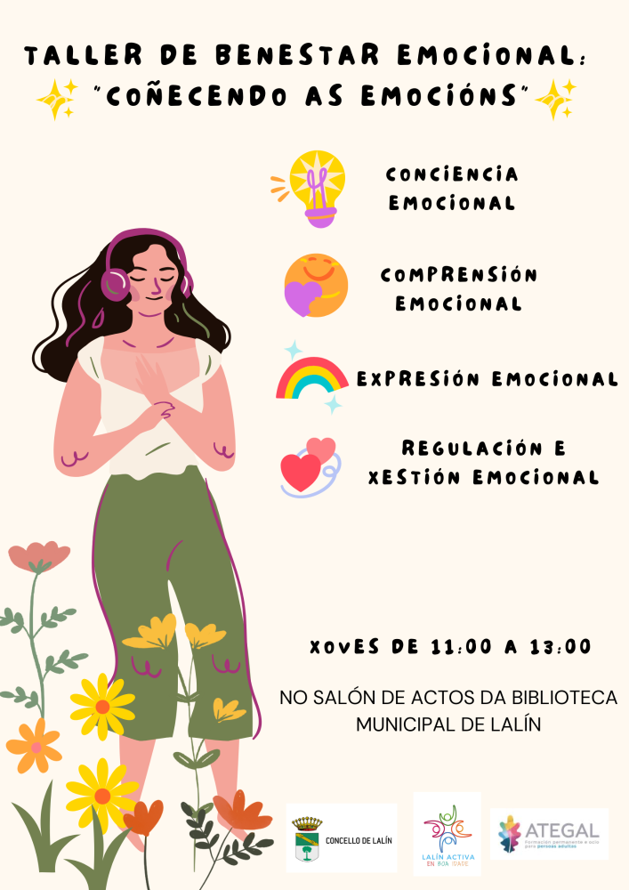 Imagen O PRÓXIMO DÍA 10 DE OUTUBRO INICIARASE O CICLO DE CHARLAS “COÑECENDO AS EMOCIÓNS” IMPARTIDAS POR ATEGAL